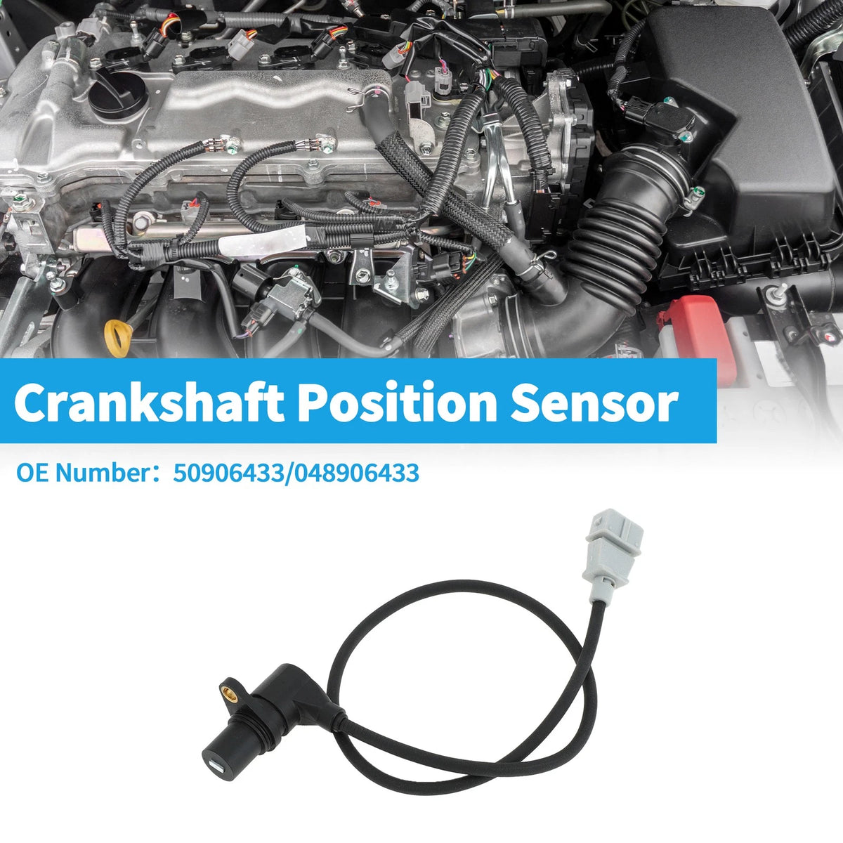 Crankshaft Position Sensor Replacement for Audi A4 B5 Saloon 1.8 (1995–2000)