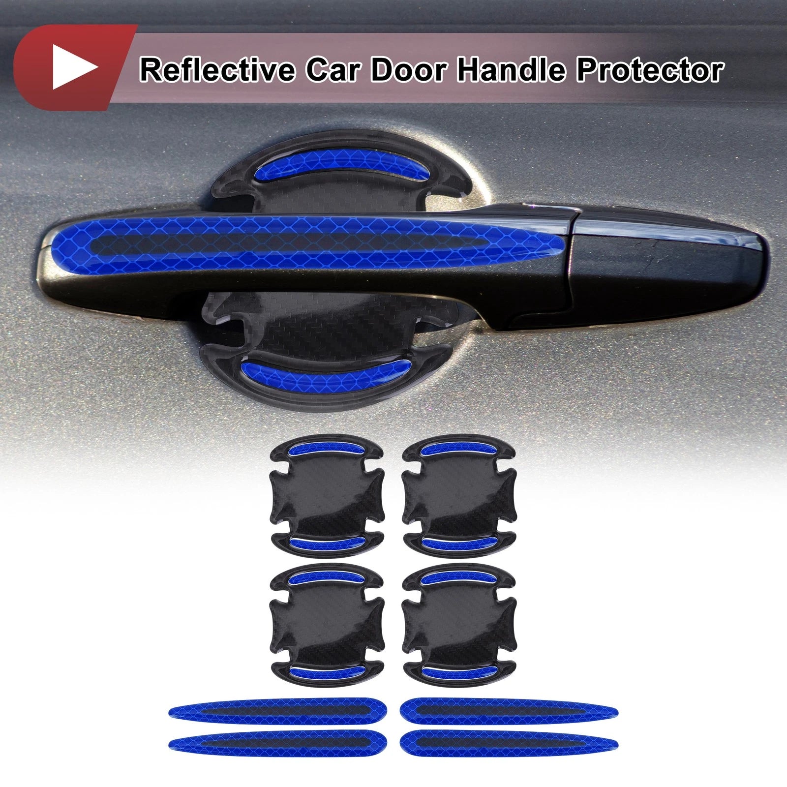3D Car Door Handle Scratch Protector Film for Universal Vehicles (2010–2023)