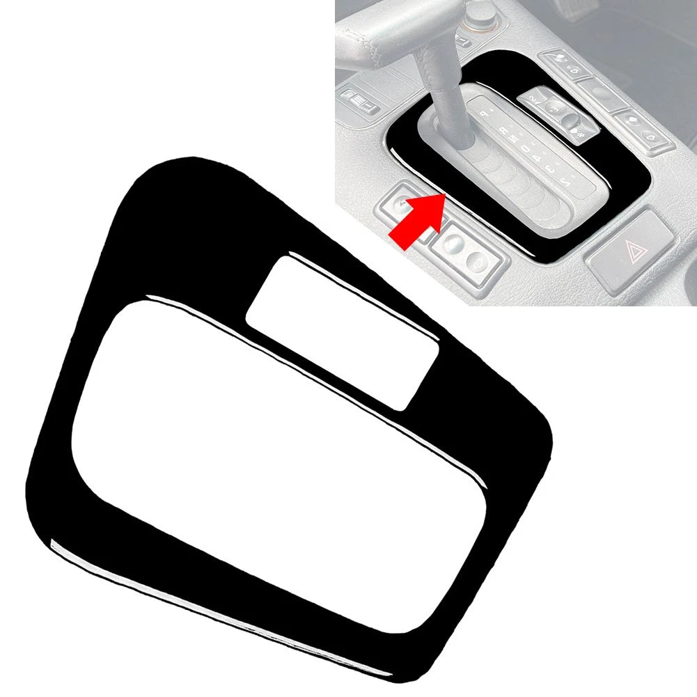 Black Console Gear Shift Panel Cover Trim for BMW 3 Series E36 (1991–1999)
