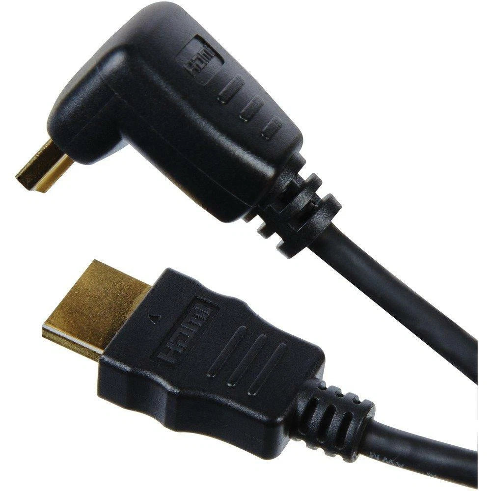 HDMI Cable with Right Angle Connector for Universal Use (6ft)