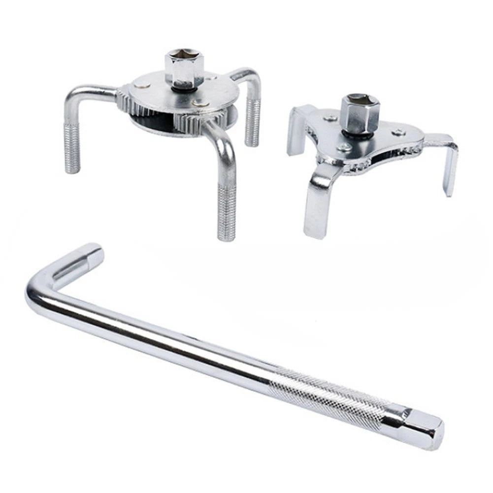 3X Adjustable Spanner for Oil Filter Removal - as shown
