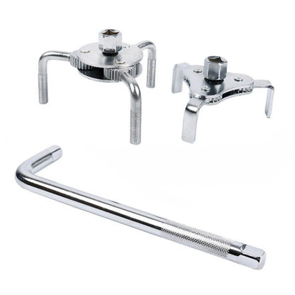 3X Adjustable Spanner for Oil Filter Removal - as shown