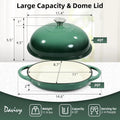 6QT Oval Dutch Oven with Silicone Mitts for Sourdough Bread (2023)