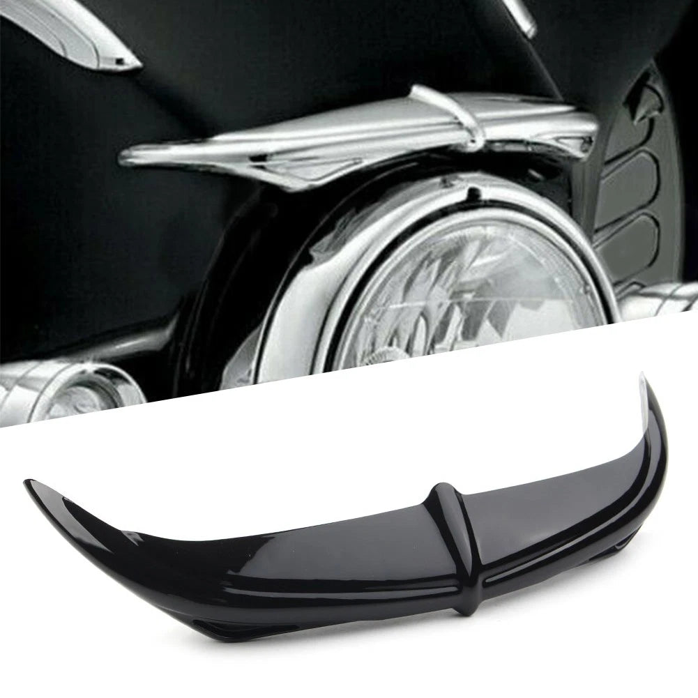 Black Batwing Fairing Brow Accent for Harley Touring FLHX (1996–2013)