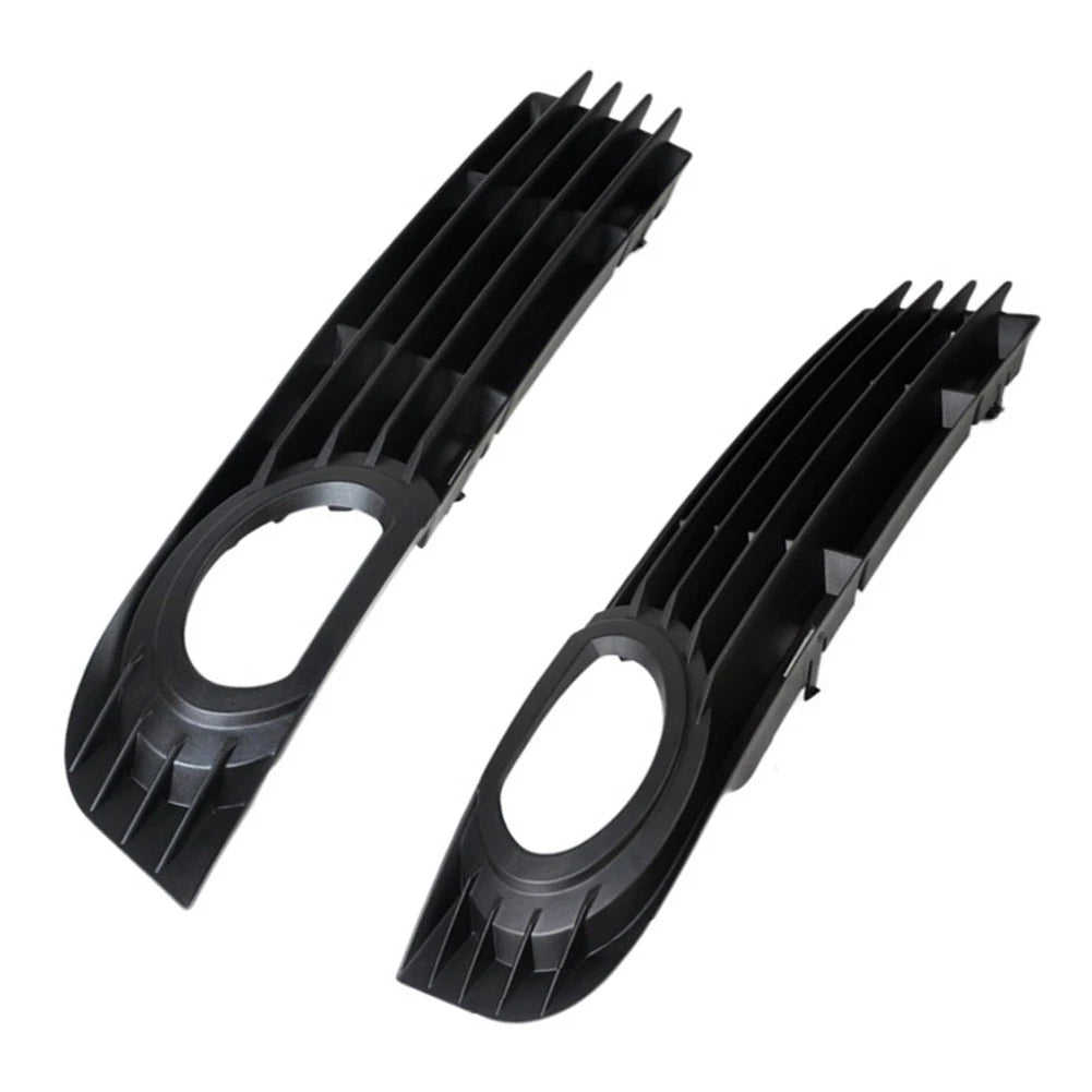 2X Front Fog Light Bumper Grille for Audi A8 Quattro (2006–2008) 4E0807681 Black