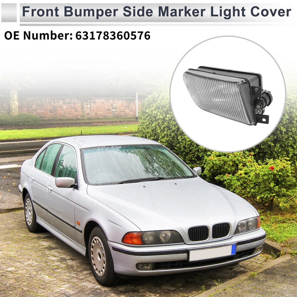 Right Front Bumper Side Marker Light Cover for BMW E39 Z3 (1995–2003)