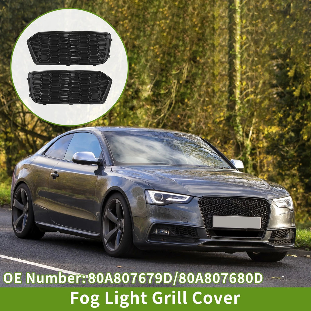 Fog Light Grill Pair Front Left Right for Audi Q5 (2018–2020)