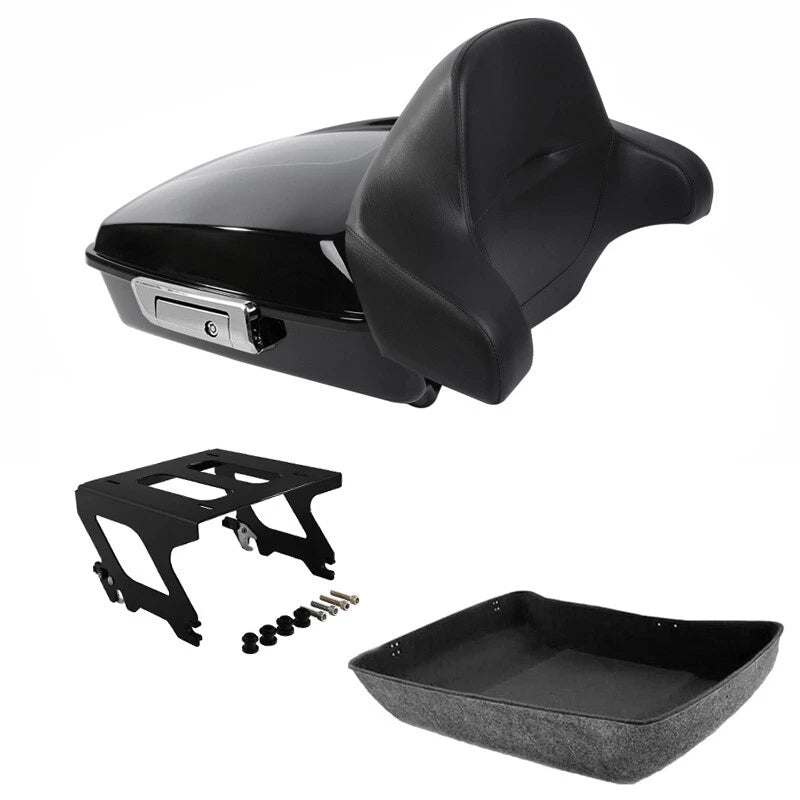 Chopped Trunk Backrest Pad for Harley Low Rider FXLR (2018–2025)