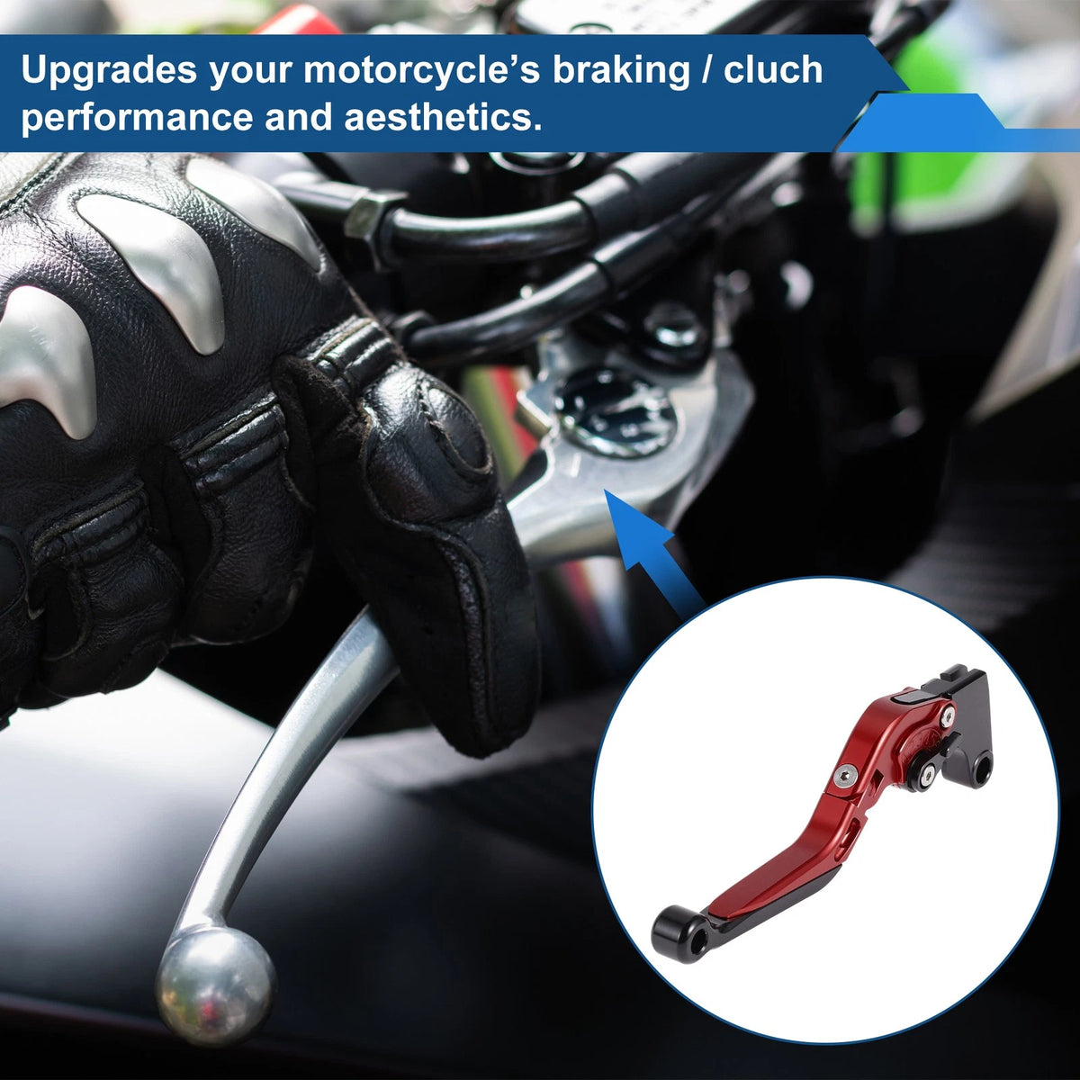 Adjustable Brake Clutch Lever for Yamaha YZF R1 (1999–2001) Red Black