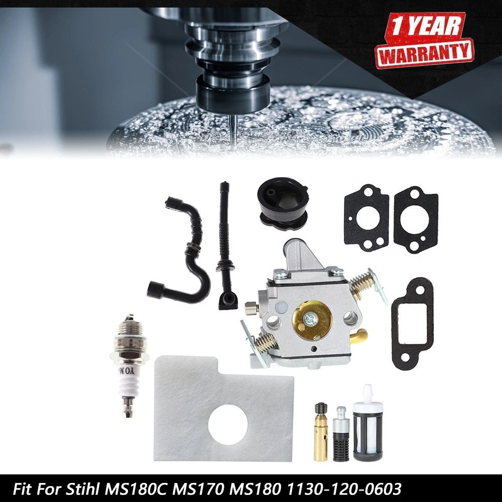 Carburetor Air Filter Tune Up Kit for Stihl MS180C MS170 MS180 (1130-120-0603)