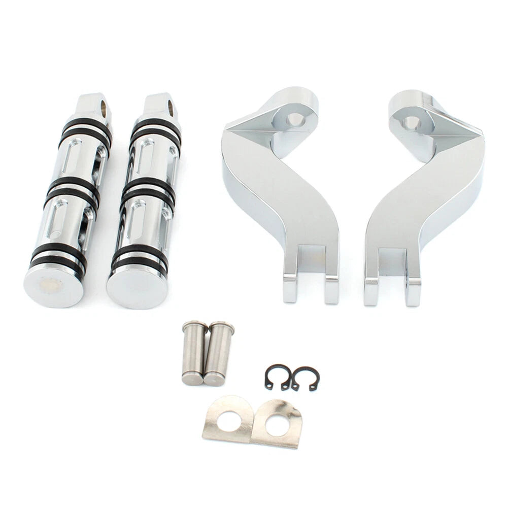 Rear Passenger Foot Peg Footrest Mount Bracket for Harley Touring (1993–2023) Chrome