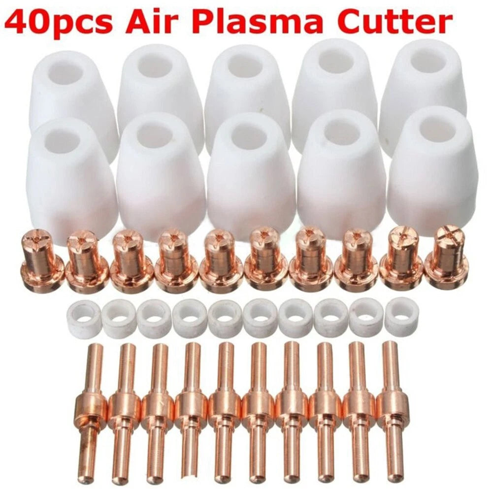 40 Pcs Set of Ceramic Nozzle Tips for Air Plasma Cutters