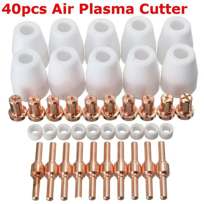 40 Pcs Set of Ceramic Nozzle Tips for Air Plasma Cutters
