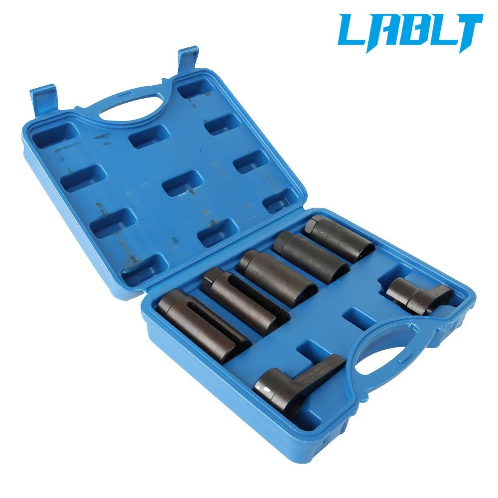 Oxygen Sensor Socket Set (1/2", 3/8", 7/8", 22mm, 27mm, 29mm) O2 Tool