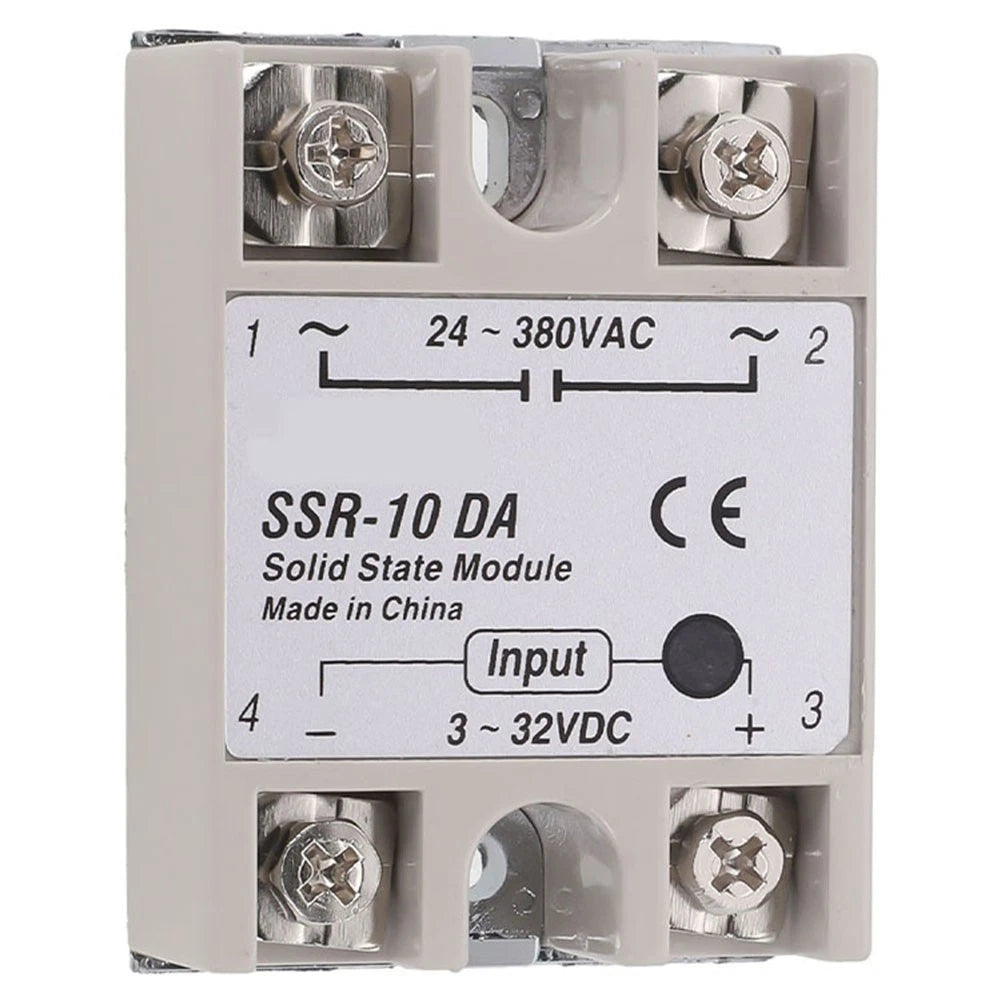 SSR10DA Solid State Relay 10A for DC 332V to 24380V AC Control