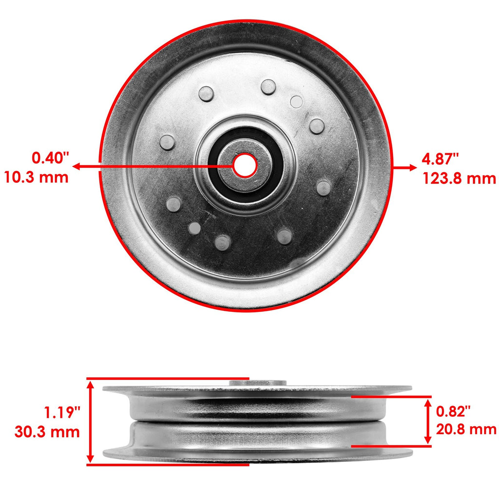 Idler Pulley Flat Replacement for Scag Turf TR Series (2010–2018)