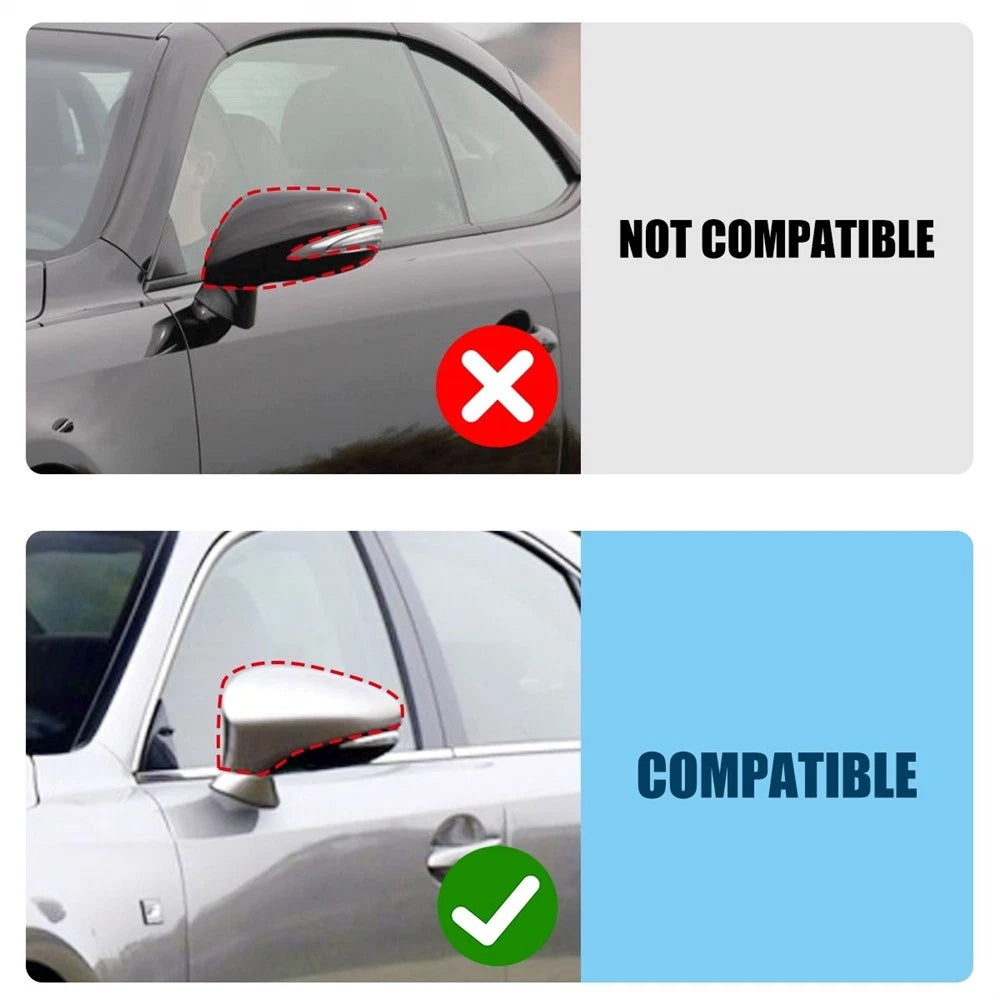M Style Horn Glossy Black Mirror Cover For Lexus IS RC 200 300 350 450 2014-2020