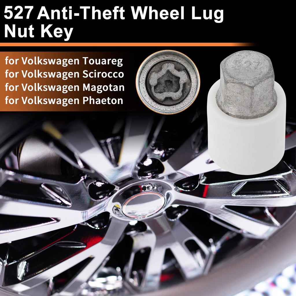 Wheel Lock Lug Nut Key Socket Replacement for Volkswagen Touareg (2004–2018)