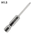 Ball End Hex Screwdriver Bit for Metric Hex (50mm)