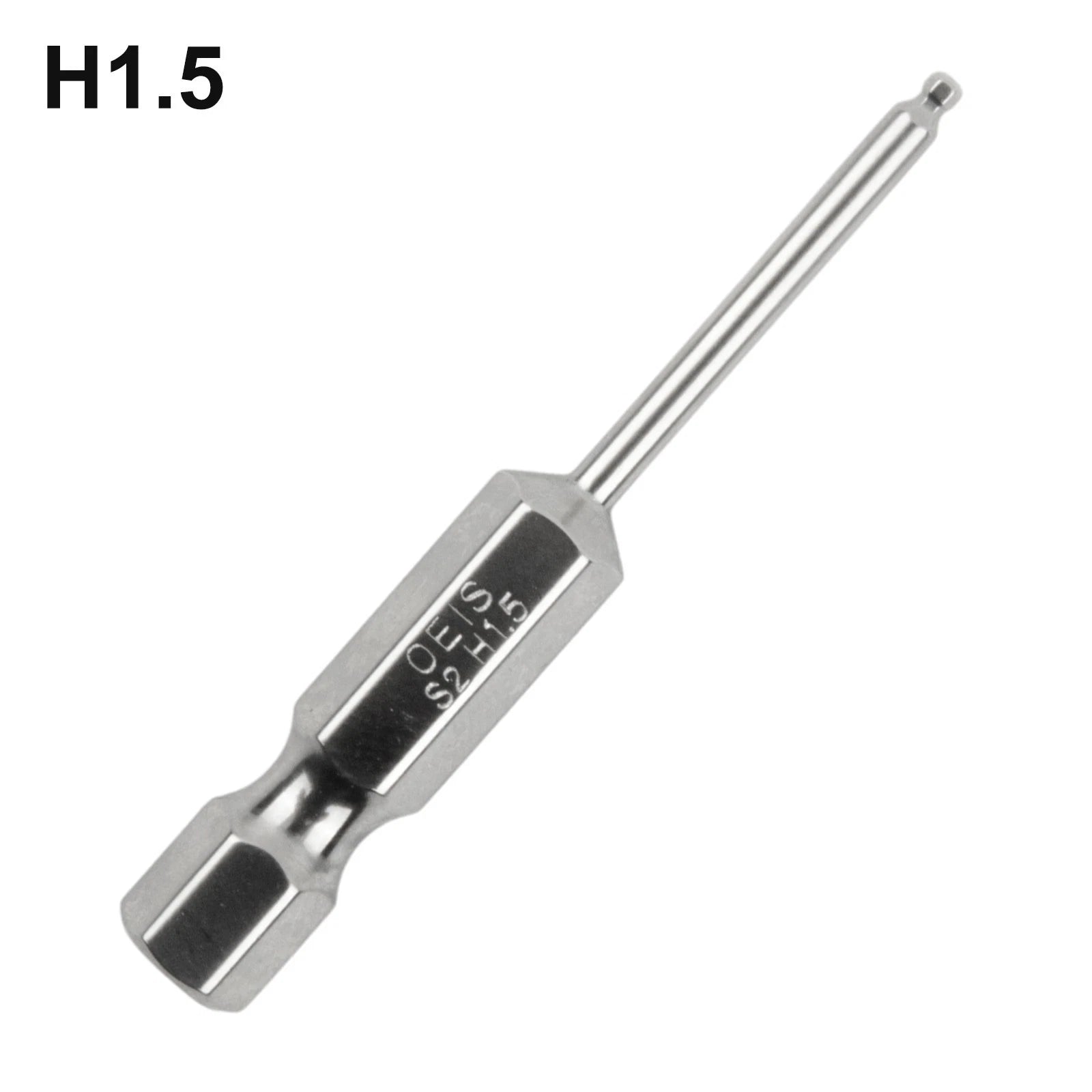 Ball End Hex Screwdriver Bit for Metric Hex (50mm)