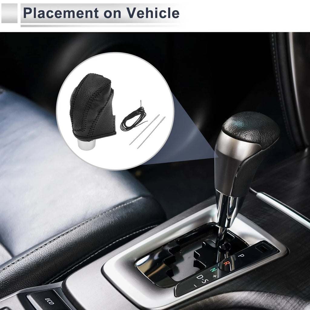 Gear Shift Knob Cover Replacement for Subaru Impreza (2017–2023) Pebbled Black