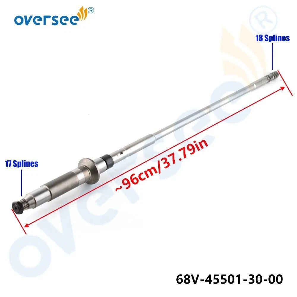 Drive Shaft L for Yamaha Outboard 115HP F115TLRZ (2006–2006) 68V-45501-30-00 68V-45501