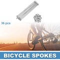 Bicycle Spokes 14G 165mm Steel for Mountain Bike 36 Pack Silver (—)
