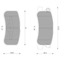 Bendix Rear Disc Brake Pads for Mitsubishi Outlander ZG ZH (2006–2014)