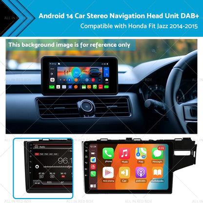 Android 14 Car Stereo Navigation Head Unit for Honda Fit Jazz (2014–2015)