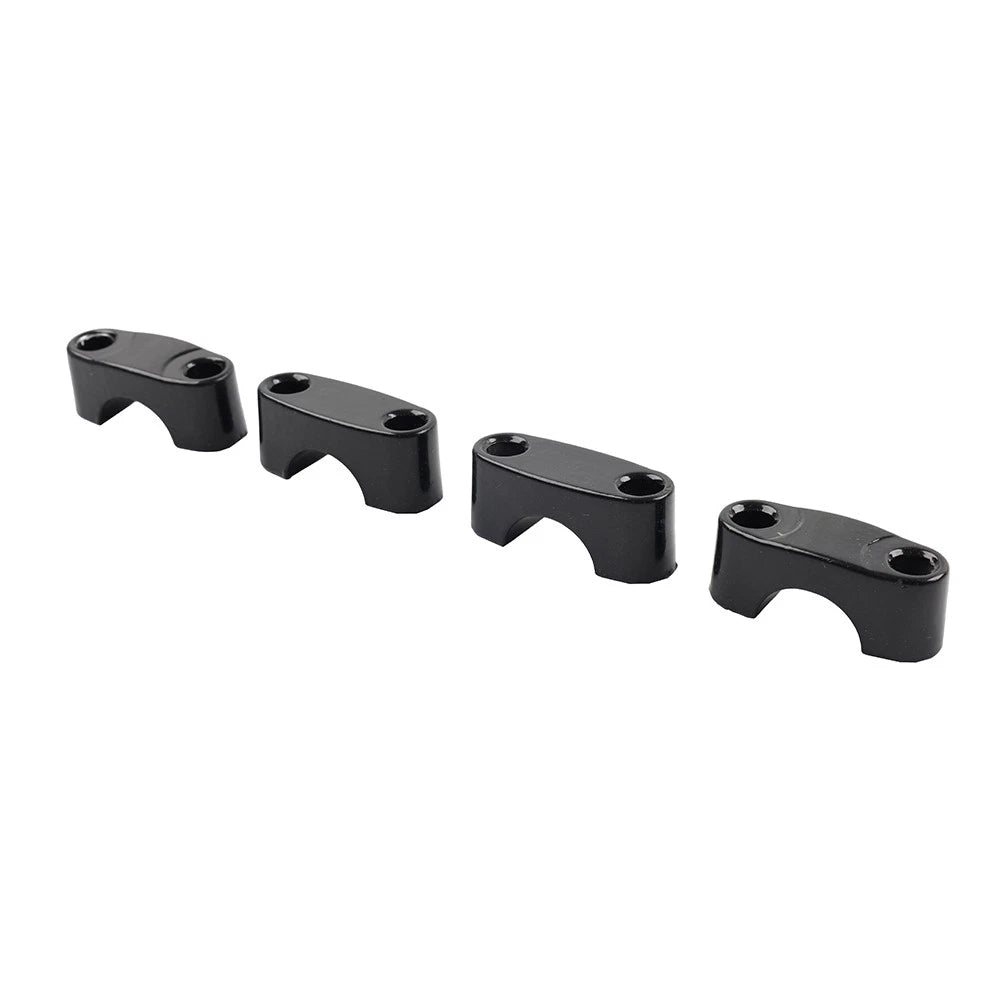 2x Black 22mm 7/8'' Motor HandleBar Mount Clamp Riser Adapter Dirt Pit Bike ATV