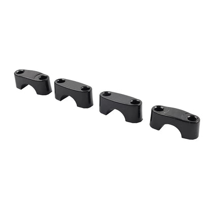 2x Black 22mm 7/8'' Motor HandleBar Mount Clamp Riser Adapter Dirt Pit Bike ATV