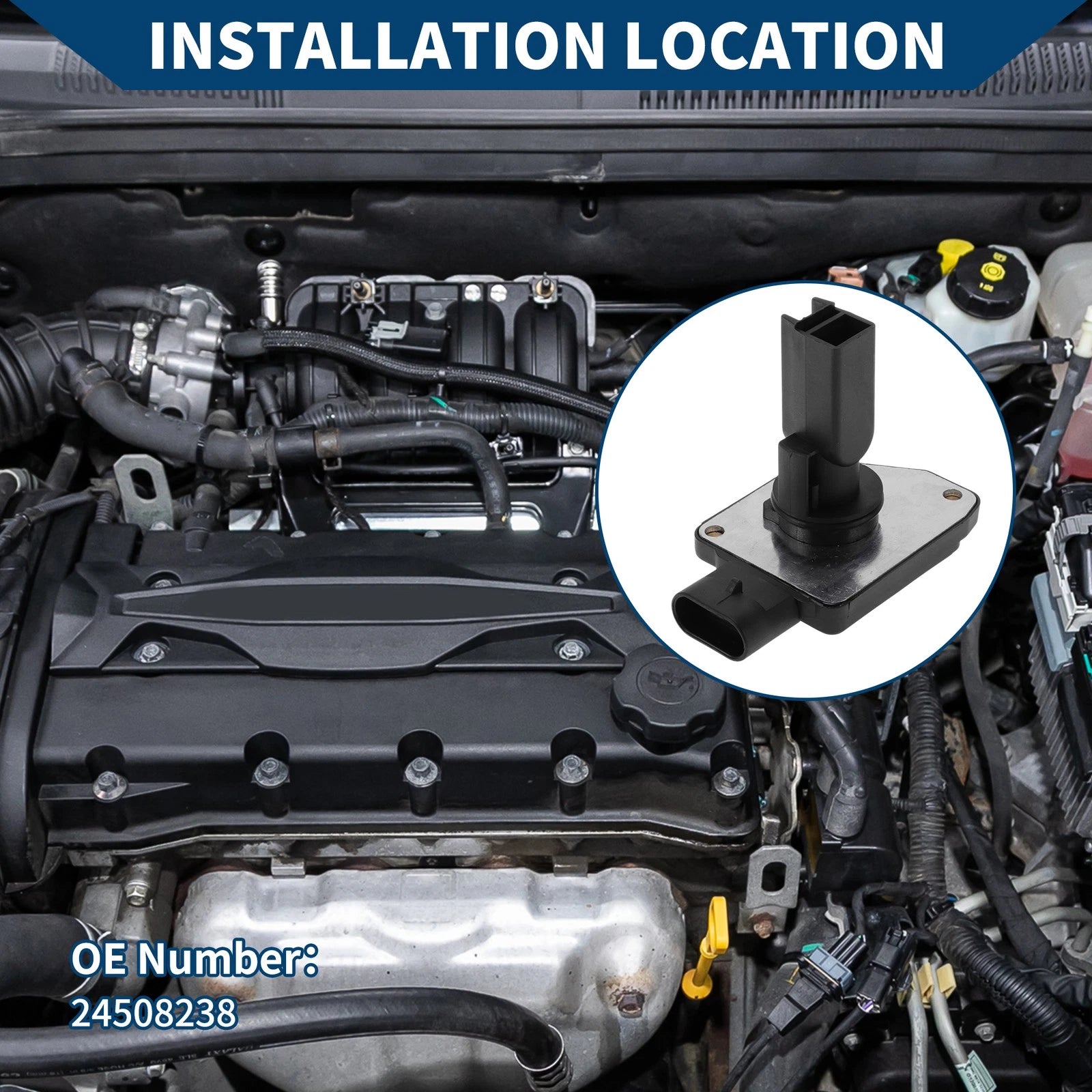 Mass Air Flow Sensor Meter No. 24508238 for Buick Regal (1999–2004)