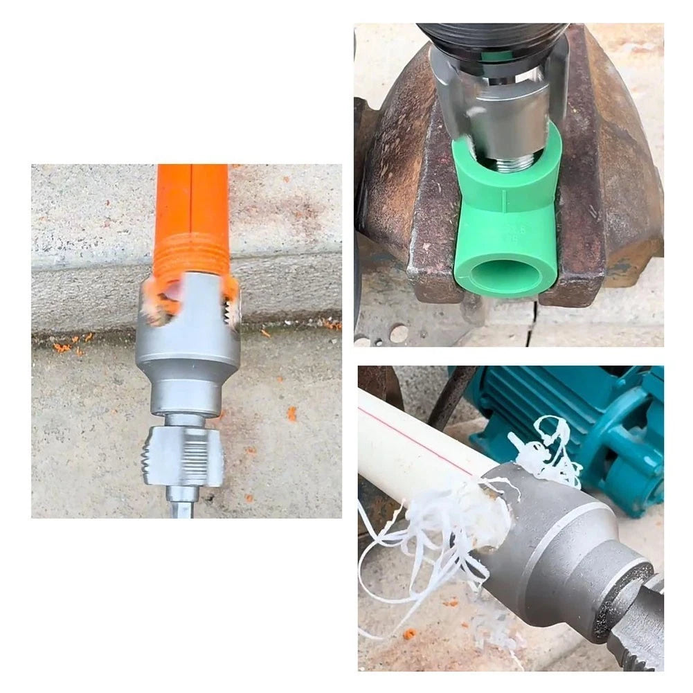 20mm 25mm PVC Plastic Water Pipe Thread Opener for Hand Electric Drills