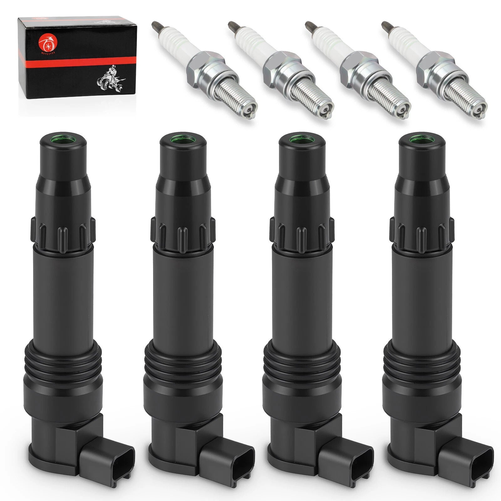Set of 4 Ignition Coils for Suzuki Hayabusa 1300 GSX1300R (1999–2023)