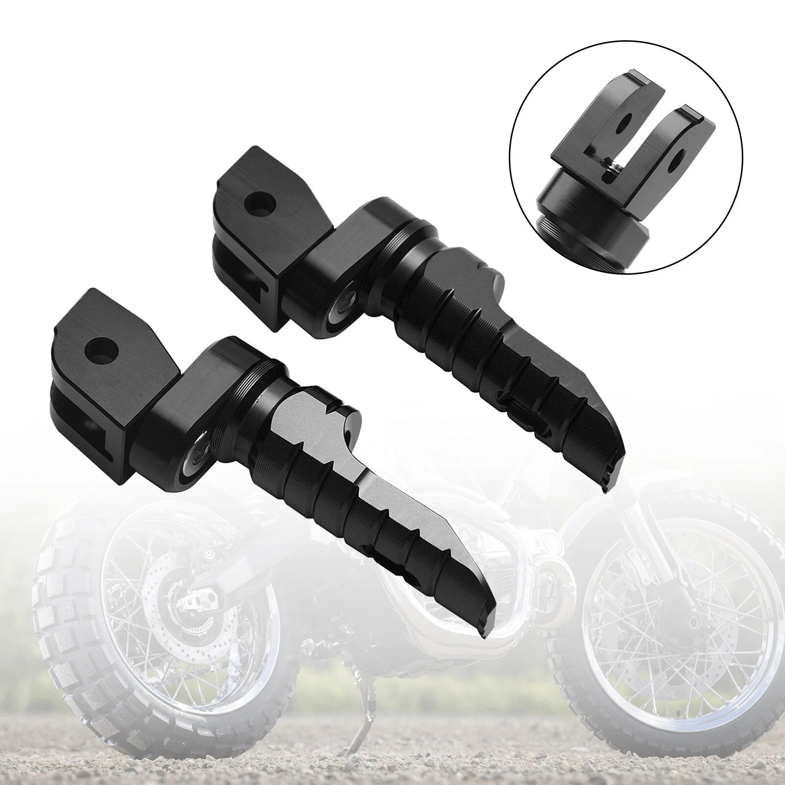Front Footrests Foot Pegs for Ducati Monster 821 937 950 1100 1200 (2014–2023)