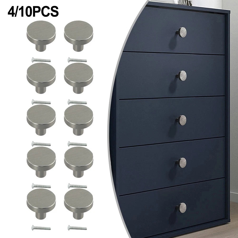 Contemporary Round Handle Space Aluminum for Cabinets and Bathroom Furniture