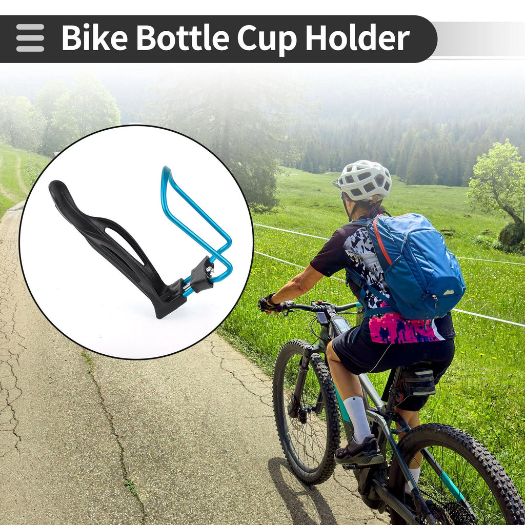 Bike Bottle Cup Holder Rack Thickened Adjustable Aluminum for Universal Bike