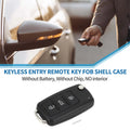Keyless Entry Remote Case Key Shell 3 Buttons for Volkswagen Caddy (2011–2013)