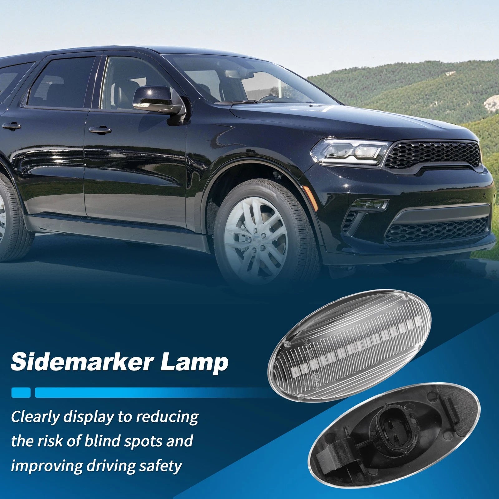 LED Side Fender Marker Light Turn Signal Set for Subaru Impreza 2008-2011