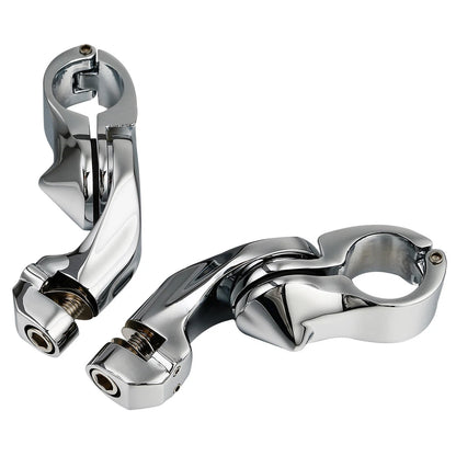 1-1/4" Short Angle Highway Pegs Mount Kit for Harley Touring Electra Glide (2014–2023)