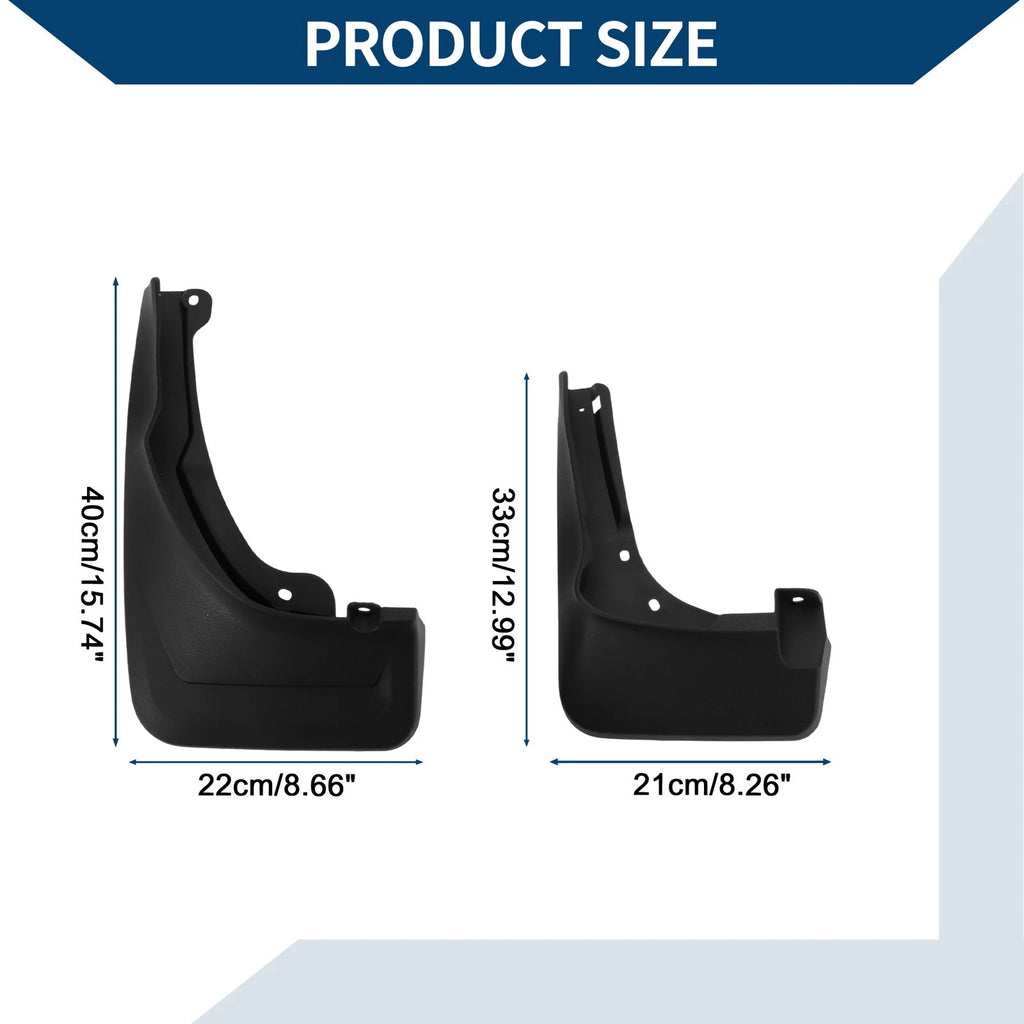 Mud Flaps Splash Guards 1 Set for Mercedes-Benz GLC (2023–2023)