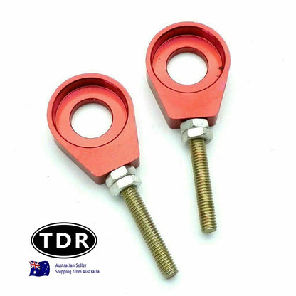 2X 12mm Chain Tensioner Adjuster for Honda XR CRF 50 70 (2000–2023) Red