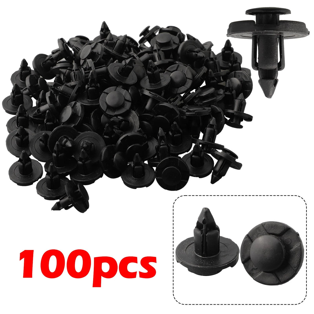 100 Trim Clips for Nissan 350Z 370Z Almera Cube Leaf Micra Navara