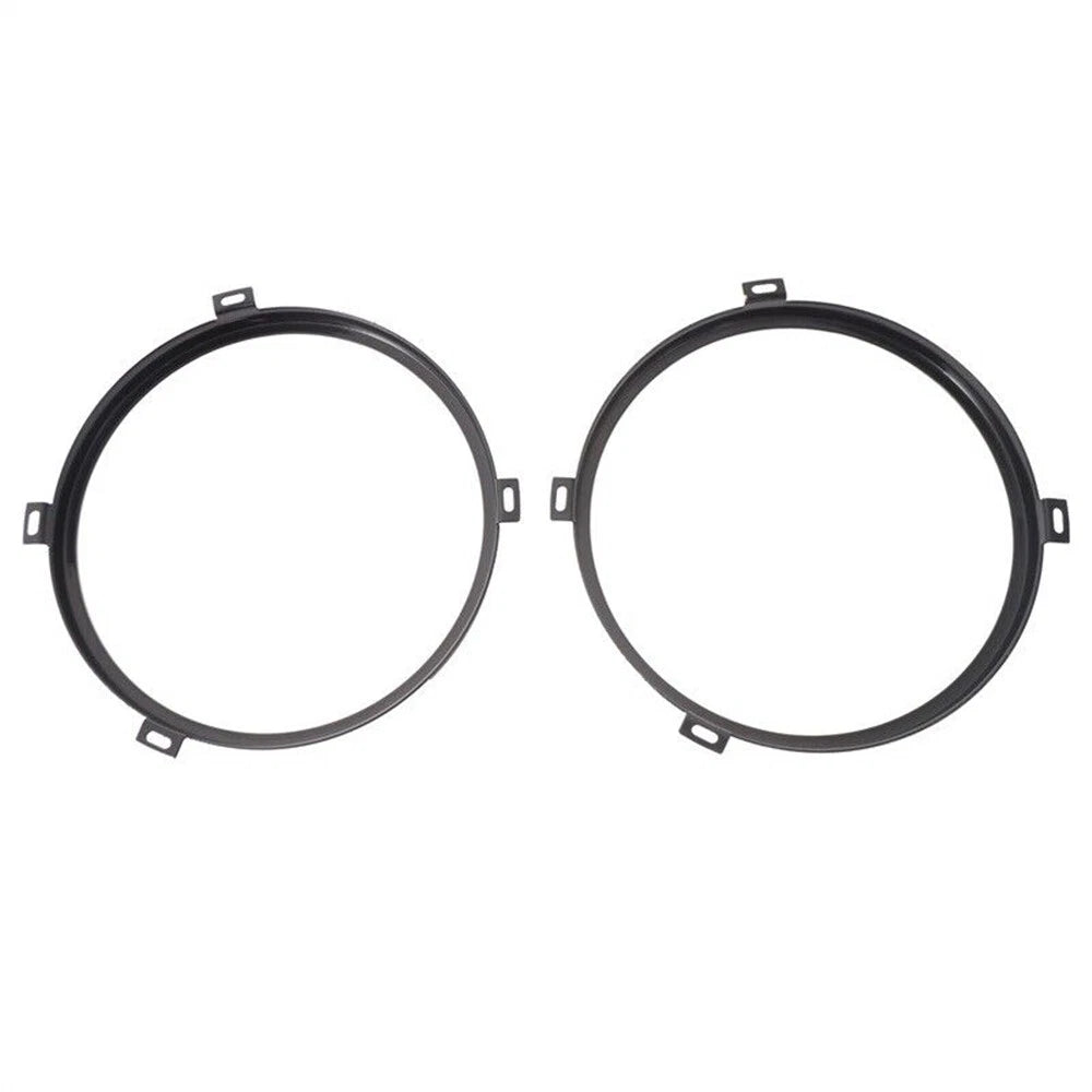 2Pcs Headlight Ring Mounting Bracket for Jeep Wrangler JK (2007–2018)