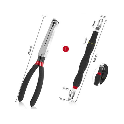 Set of 2 Cut Off Pliers Tool for Car Electrical Connector Maintenance