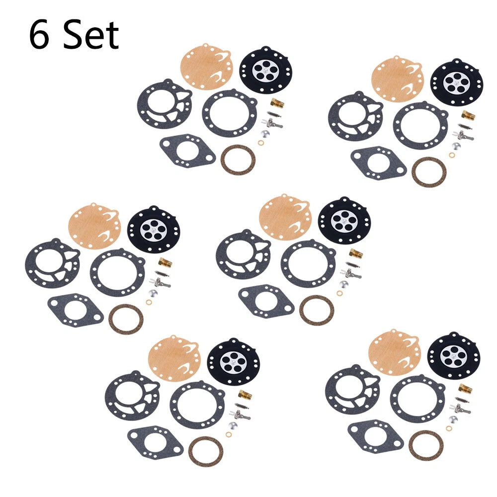 Set of 6 Carburetor Rebuild Kits for Tillotson RK-88HL 2-Cycle Chainsaw
