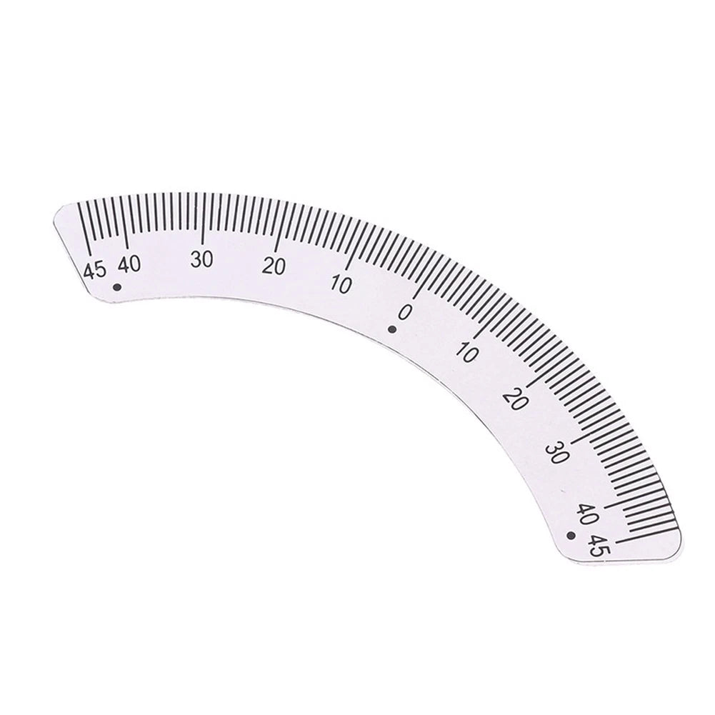 Turret Milling Machine Feed Scale with Aluminum Ruler 45 Degree ABS Metal