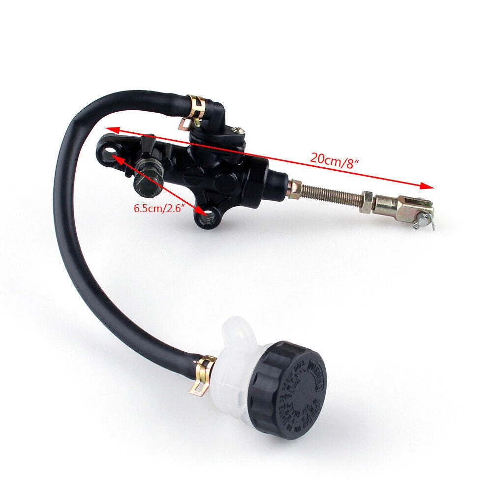 Rear Brake Master Cylinder & Fluid Reservoir for Yamaha FZ350 YZF R1 R6 FZ600 (1989–2006)