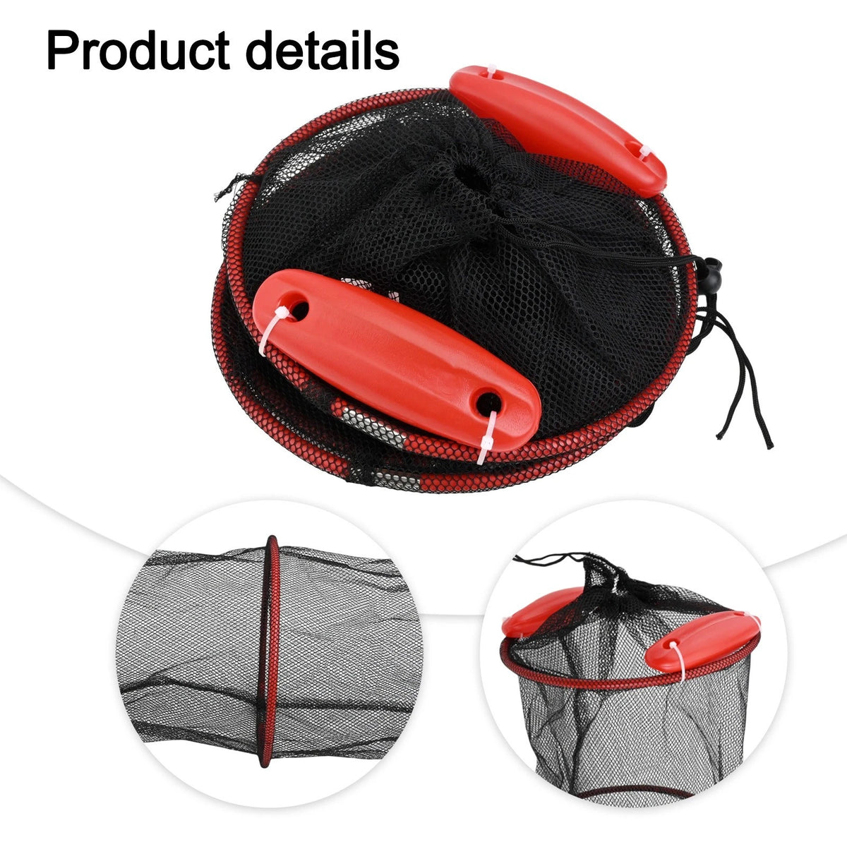 Foldable Mesh Cage for Live Catching Techniques