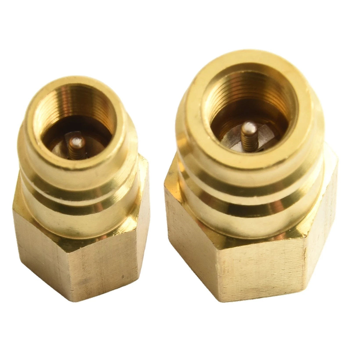 Set of 2 R134A Car Air Conditioner Adapters for Universal Use